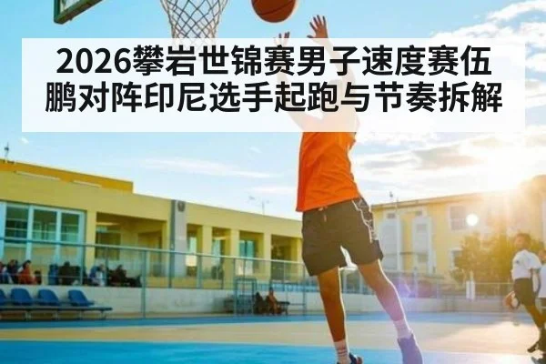 2026攀岩世锦赛男子速度赛伍鹏对阵印尼选手起跑与节奏拆解